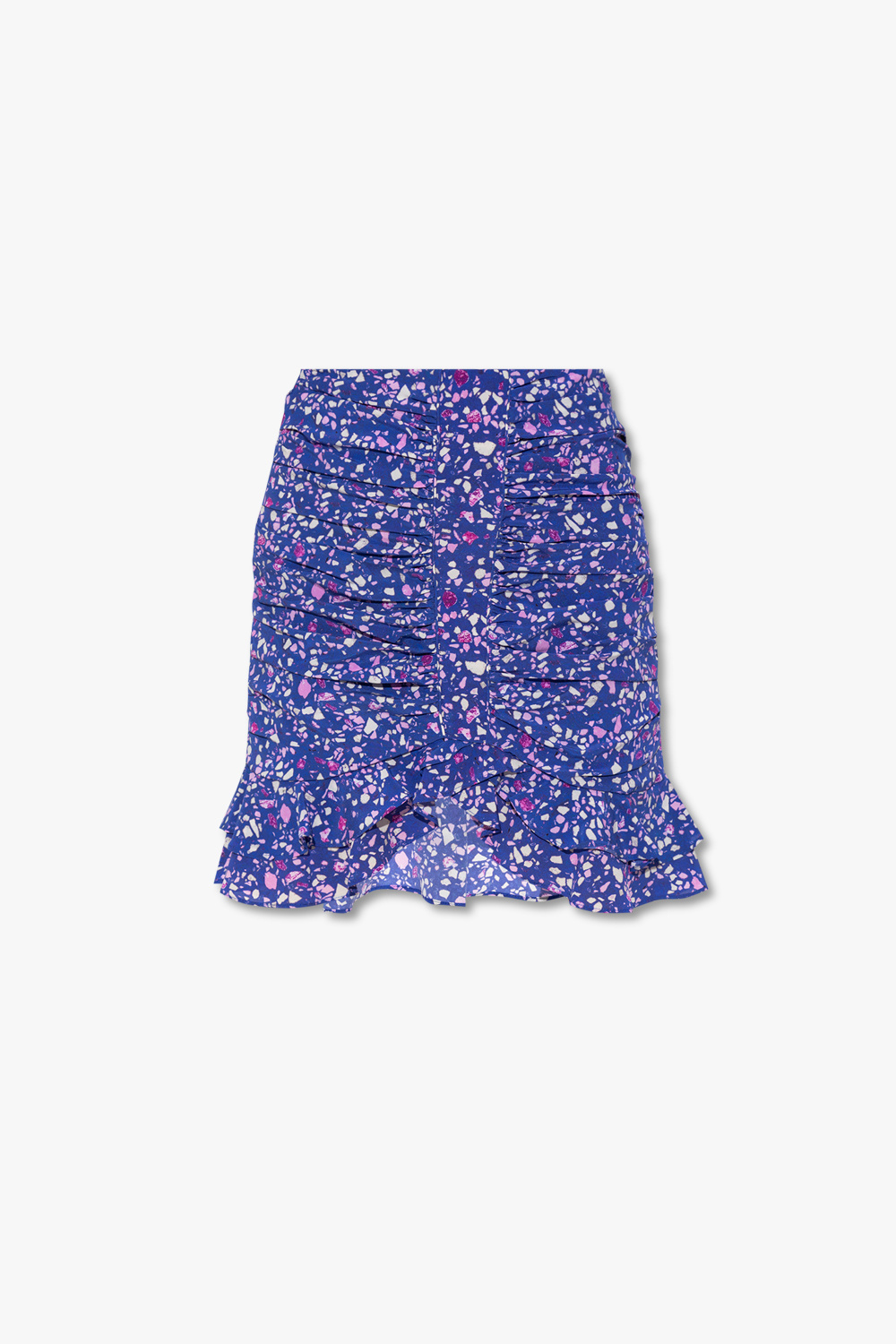 Purple 'Milendi' patterned skirt Isabel Marant